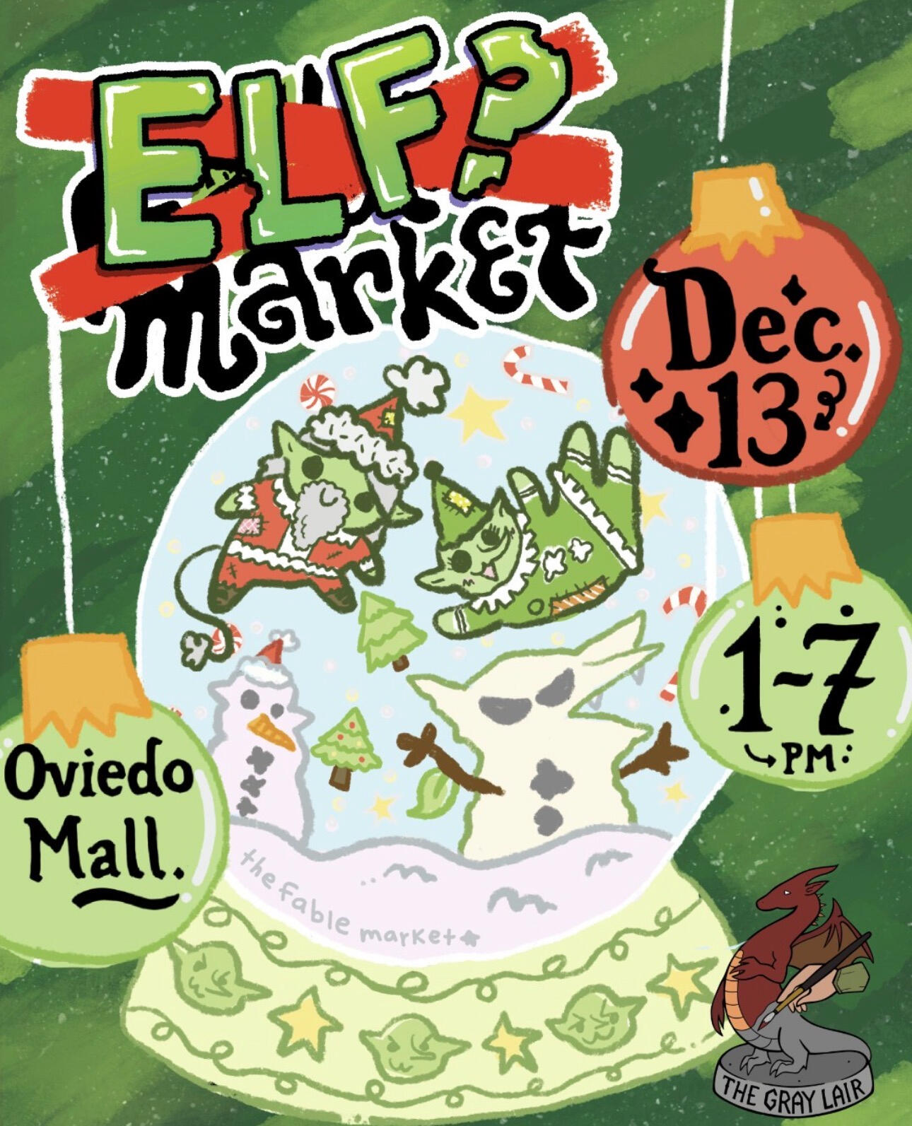 Sketchy Frog Studio will be at milk mart holiday market decmber 21st from 12-6pm!